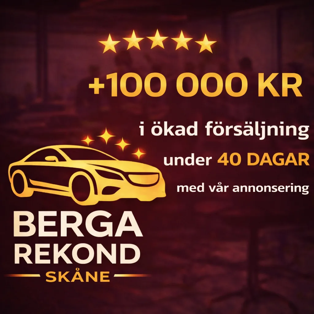 Berga Rekond: +100 000 kr ökad försäljning på 40 dagar